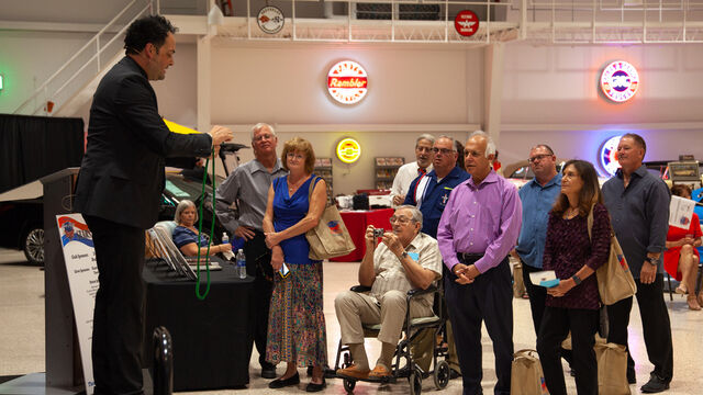 Space Coast Honor Flight Event attendees