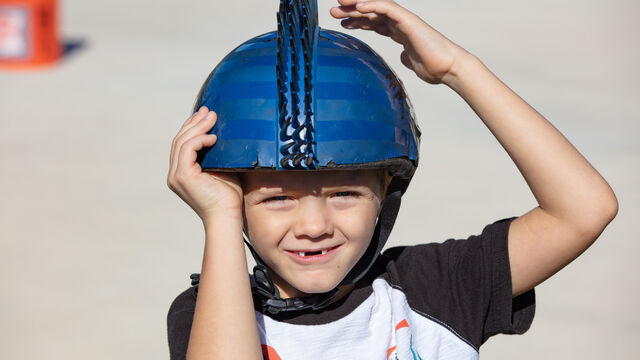 Safety was an important part of the Sunshine State Superkids soapbox derby 