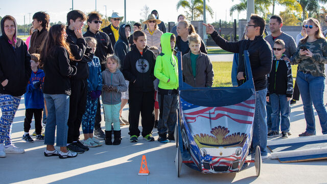 Sunshine State Superkids directions are given out before the race begins