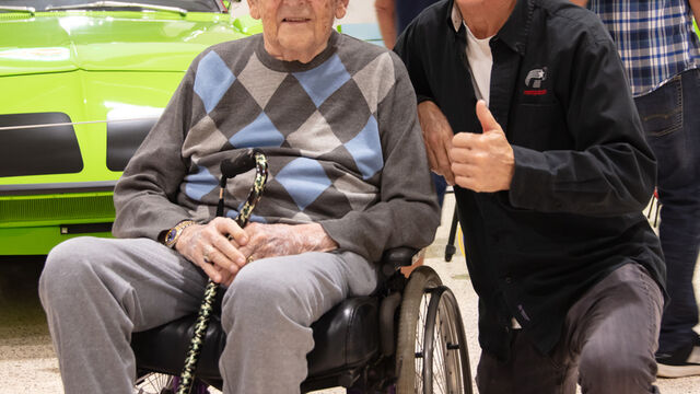 People of all ages enjoyed coming out to the Veteran's Day Open House