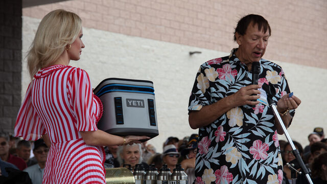 More raffled items are given away at the Veteran's Day Open House