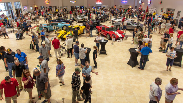 There were plenty of cars on display for attendees to view