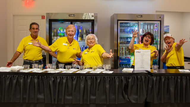 Veteran's Day Open House Staff Stops For a Photo