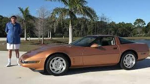1992 Corvette Melon Metallic Prototype