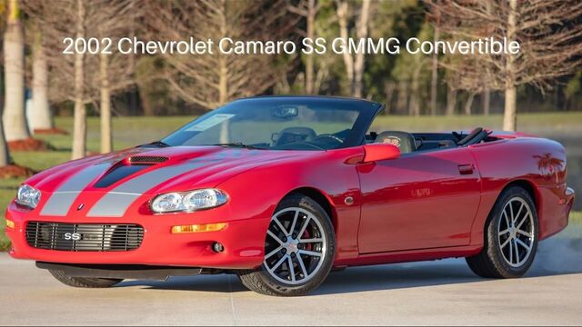 2002 Chevrolet Camaro SS GMMG Convertible