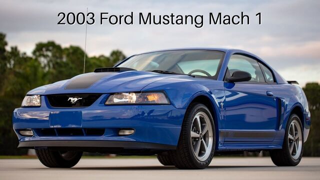 2003 Ford Mustang Mach 1