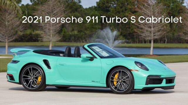 2021 Porsche 911 Turbo S Cabriolet