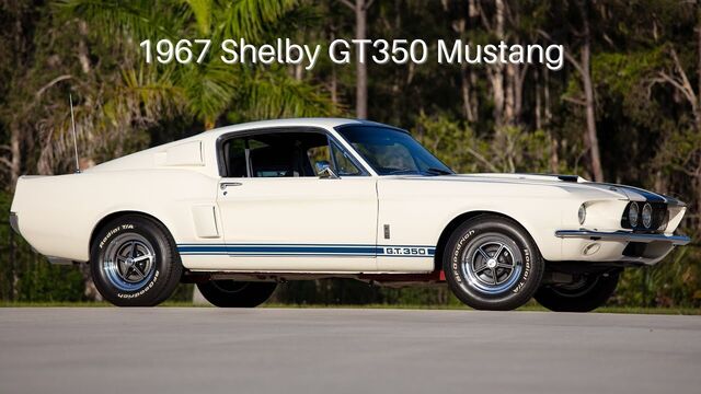 European Export 1967 Shelby GT350 Mustang